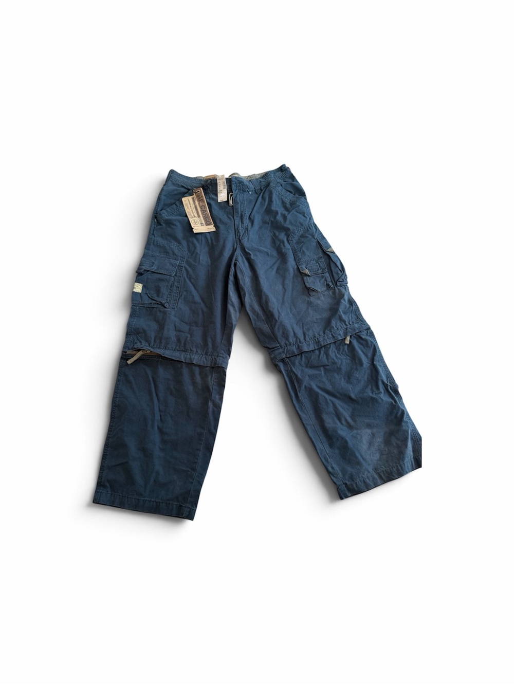 American Eagle Outfitters Men’s  Navy Zip-Off Cargo Pants